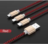 Hi-Tensile 3 in 1 Charging Cable