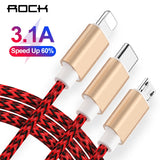 Hi-Tensile 3 in 1 Charging Cable